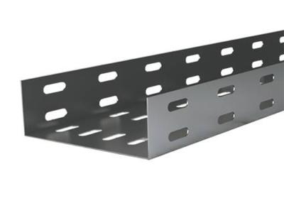 China Custom 100mm 700mm Electrical Zinc Ventilated Cable Trays for sale