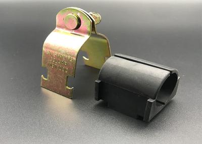 China Unistrut Electrical Pipe Clamp Gold Zinc HDG Strut Mounting Cushion Clamps for sale