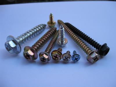 China HEXAGON FLANGE Self tapping screw for sale