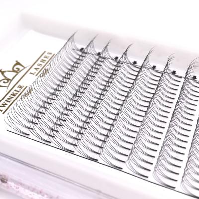 China Long Natural Private Label False Eyelashes Aftercare Kit Premade Fans Wholesale Lashes Bulk Eyelash Extension for sale