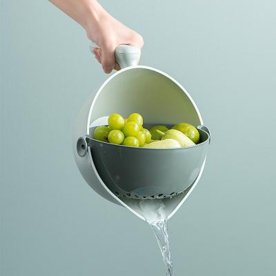 China Viable original minimalist vegetable kitchen wash fruit style new product design plastic drain basket for sale