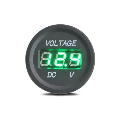 China Cars WattBons Rocker Switch Style LED Voltmeter 12V-24V Dual USB Charger Car Digital voltmeter Display on Boats RVs Trucks Cars for sale
