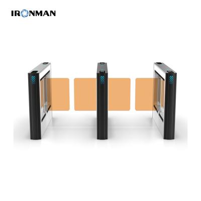 China IM.XS02 Aluminum Alloy Swing Barrier Gate Turnstile For Office Building Security Gates for sale