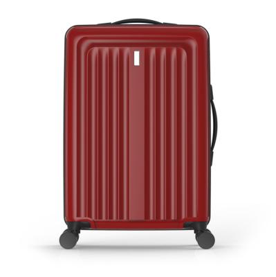 China ABS Multiple sizes and colors travel aluminium trolley aluminum luxury travel bags luggage set trolley suitcase for sale