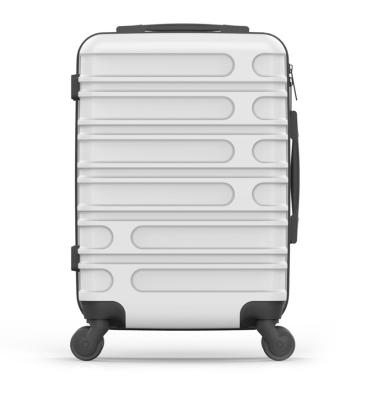 China ABS custom cute mini front open pocket smart luggage collapsible folding luggage suitcase for sale