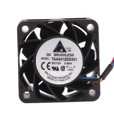 China Original Delta TAA0412DDX01 4020 40x40x20mm 4cm 12V 0.90A PWM High Speed Regulation Hotels Air Volume Server Axial Flow Fan for sale