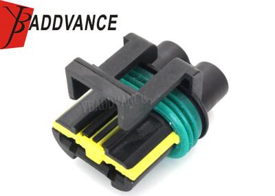 China Metri-Pack 6.3 Series 2 Pin 2 Wire Female Connector With Terminals for sale