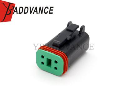 China DT06-4S-P012 DT 4 Way Deutsch Plug Connector Black for sale