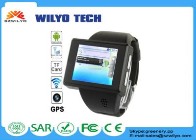 China Andróide duplo grande do núcleo dos relógios de pulso 2.0Mp Wifi GPS do andróide da tela de WZ1++ à venda