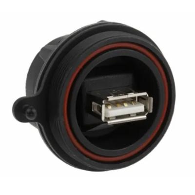 China USB 2.0 Electrical Connection Panel Mount USB Connector