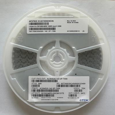 Cina ACM4520-142-2P-T000 TDK/EPCOS high-performance common mode choke high current rating reliable EMI and RFI suppression in vendita