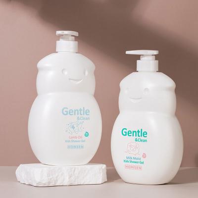 China 1000ml PE NWE DESIGN Plastic Cosmetic Bottle Pump cap For Body wash and Shampoo lotion packaging Bottle for sale