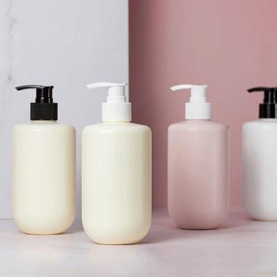 China 400ML PE Bottle Cosmetic Bottle Pump cap For Body wash and Shampoo lotion packaging Bottle for sale