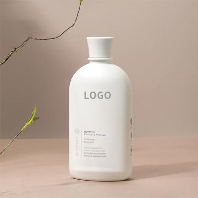China HDPE 500ML Plastic Cosmetic Bottle Pump cap For Body wash and Shampoo lotion packaging Bottle for sale