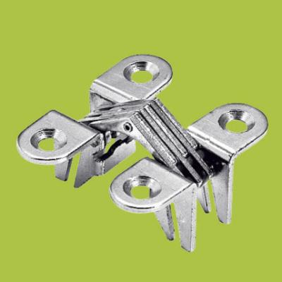 China foldable table invisible flap hinge Iron Hinges with Nickel finish for sale