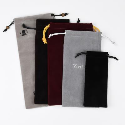 China Recyclable Wholesale Gift Jewelry Drawstring Velvet Pouch Bag/Drawstring Bags/Jewelry Gifts Pouch for sale
