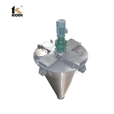 China Powder Double 300kg High Speed Double Screw Cone Mixer Nauta Vertical Mixer for sale