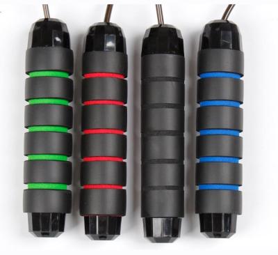 China Natudon Gym Exercise Durable Custom Fitness Training Heavy Cable Steel Wire Supporting Weighted Jump Rope Speed Adjustable Jump for sale