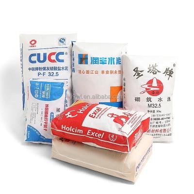 China Mejor precio 50Kg Sack PP Valve Bag Manufacturer 20Kg Saco general de cemento vacío en venta