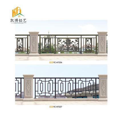 China Modern Factory Customized Indoor Luxury Stair Railing Metal Fencing Safety Stair Railing for sale