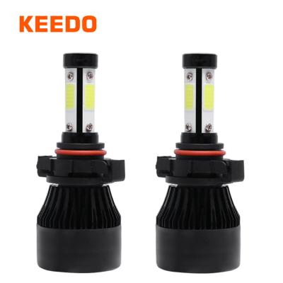 China 4sides lighting factory hot sale S4 H4 led lights 4 sides led headlight bulb X7 6000K 8000LM 5202 H7 H11 9006 led headlight bulb for sale