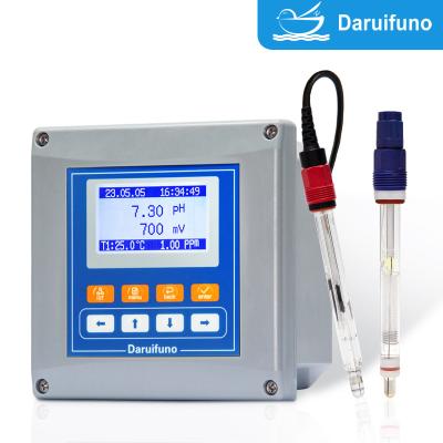 China Dule Channels Analog PH And ORP Controller With RS485 For Industrial Wastewater Treatment for sale