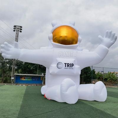 China Custom Giant Inflatable Astronaut Model Inflatable Spaceman Astronaut Balloon For Advertising Decoration for sale