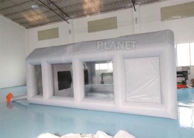China Cabina de espray inflable movible gris de la pintura del coche con el sistema los 6x4x2.5m del filtro en venta