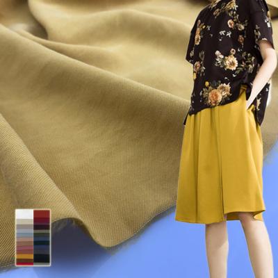 China Smooth 210gsm 80% Polyester 20% Rayon Twill Blend Fabric Soft for sale