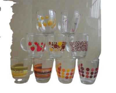China Viable High Quality Glass Coffee Mug With Printing for sale