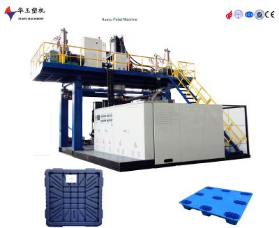 China Huayu 2 camadas máquina de moldagem a sopro de paletes de plástico de alta velocidade à venda