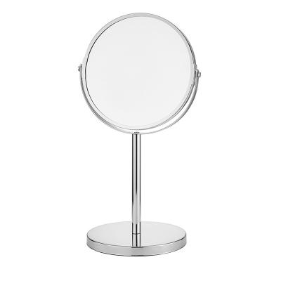 China Mordern High Quality Double Sided Standing Bathroom Desktop Enlargement Make Up Mirror for sale
