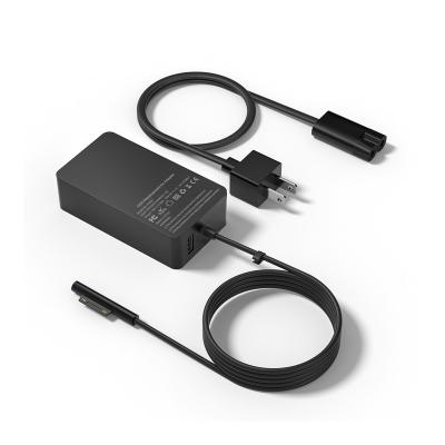 China Outdoor LAPTOP Charger 44W 15V 2.58A Power Supply AC Adapter Charger for Microsoft Surface Pro/Laptop/Go/Book, with 6ft Power Cord for sale