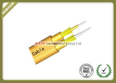 Cina Cavo a fibre ottiche dell'interno duplex gemellato piano con la guaina esterna interna per la telecomunicazione in vendita