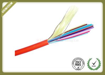 Cina Colore dell'interno misto dell'arancia del rivestimento di PVC del cavo a fibre ottiche dei 12 centri in vendita