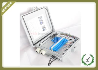 Chine Noyau extérieur de la boîte 24 d'arrêt de fibre de bâti de mur de FTTH, boîte de jonction de fibre optique à vendre