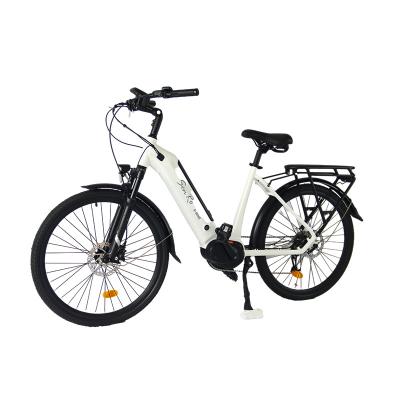 China New Designed 8 Speed Aluminum Alloy Frame E Bike With 26*1.75 Snow Tire for sale