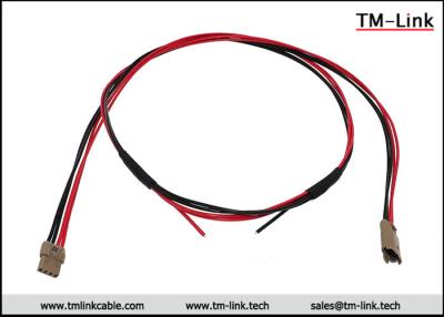 China Molex 2.5mm pitch 4 way male to female custom wire harness with PVC Jacket for sale