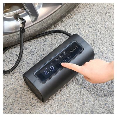 China Blauwe YANTU A22 oplaadbare elektrische digitale draadloze draagbare draadloze bandenopblazer Te koop