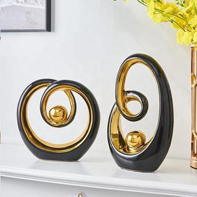 China All Home Decorations For Living Room Dining Table Decor Shelf Decor Ceramic Bookshelf Art Abstract for sale