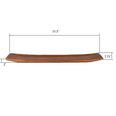 China Europe Rectangle Wooden Serving Tray With High Quality Long Wooden Tray for sale