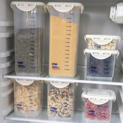 China SNEDA Modern Safe Airtight Plastic Food Storage Containers Kitchen Pantry BPA Free Storage Containers With Ladder for sale