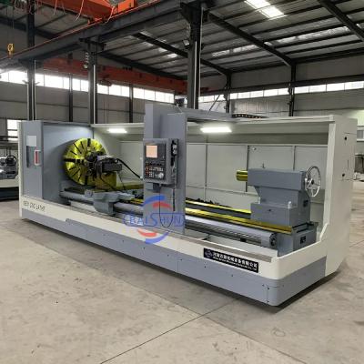 China Produtos de fábrica certificados CE Máquina de torno CNC de cama plana automática à venda