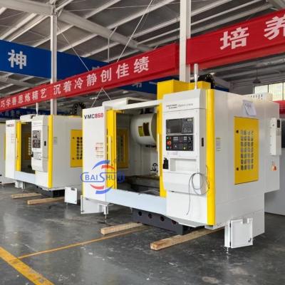 China Automatische Dreiachse, Vierachse, Fünfachse, CNC-Drehmaschine, vertikale Fräsmaschine VMC855 zu verkaufen