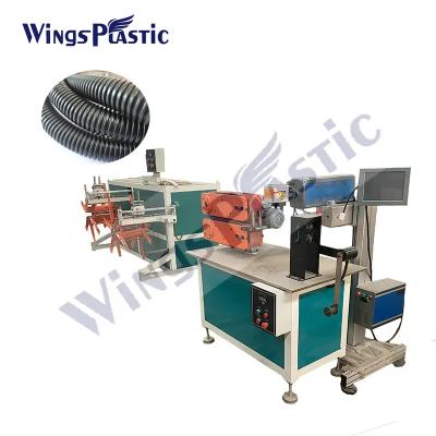 Cina Macchina per tubi ondulati a parete singola in plastica con uscita di estrusione da 10 a 30 m/min in vendita