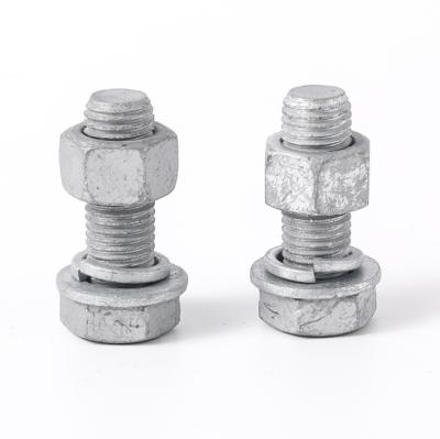 China Round High Quality Hot Dip Galvanized Guardrail Screws For High Speed Guardrail for sale
