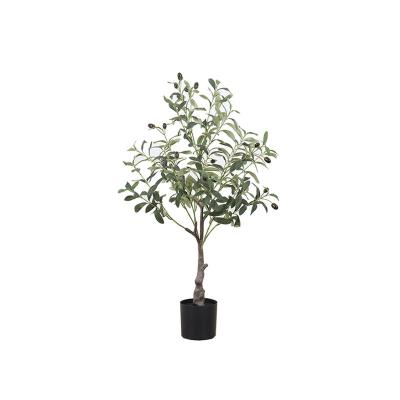 China Colors: Wholesale Green Artificial Trees For Indoor Decoration 90cm Artificial Olives For Home Office Mall Decoration Trees for sale