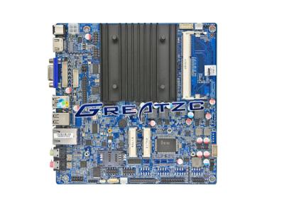 China Industrial Grade Fanless intel bay trail motherboard J1900 Processor 6 COM VGA HDMI LVDS Display for sale