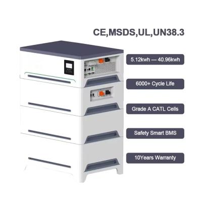 Chine 51Système de stockage de l'énergie solaire empilé de 2 V 100 Ah avec onduleur intégré pour les installations solaires à vendre