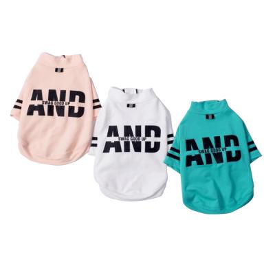 China Sustainable Cheap Hot Dog Clothes Two-Legs T-shirts Letter Printed Clothes Dog Apparel Hoodies for sale